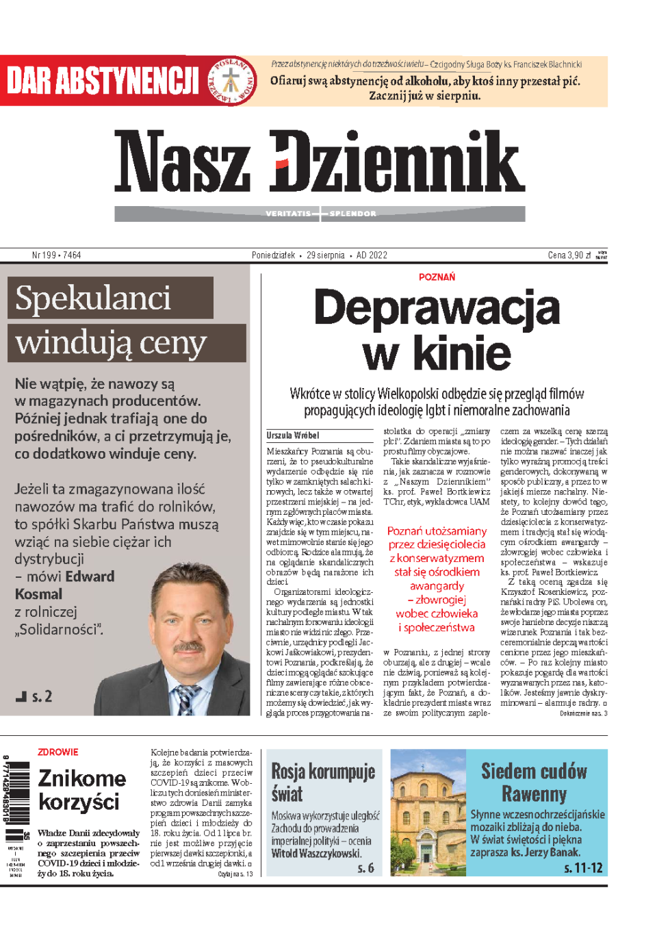 Nasz Dziennik z dnia 29.08.2022 wydanie PDF
