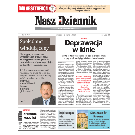 Nasz Dziennik z dnia 29.08.2022 wydanie PDF