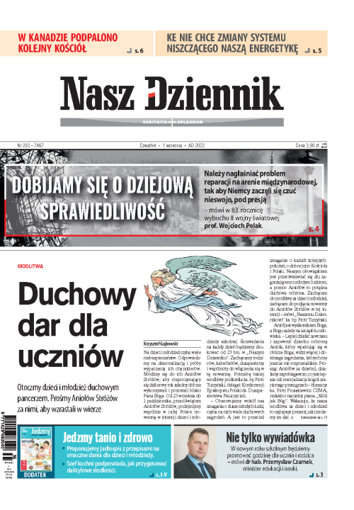 Nasz Dziennik z dnia 01.09.2022 wydanie PDF