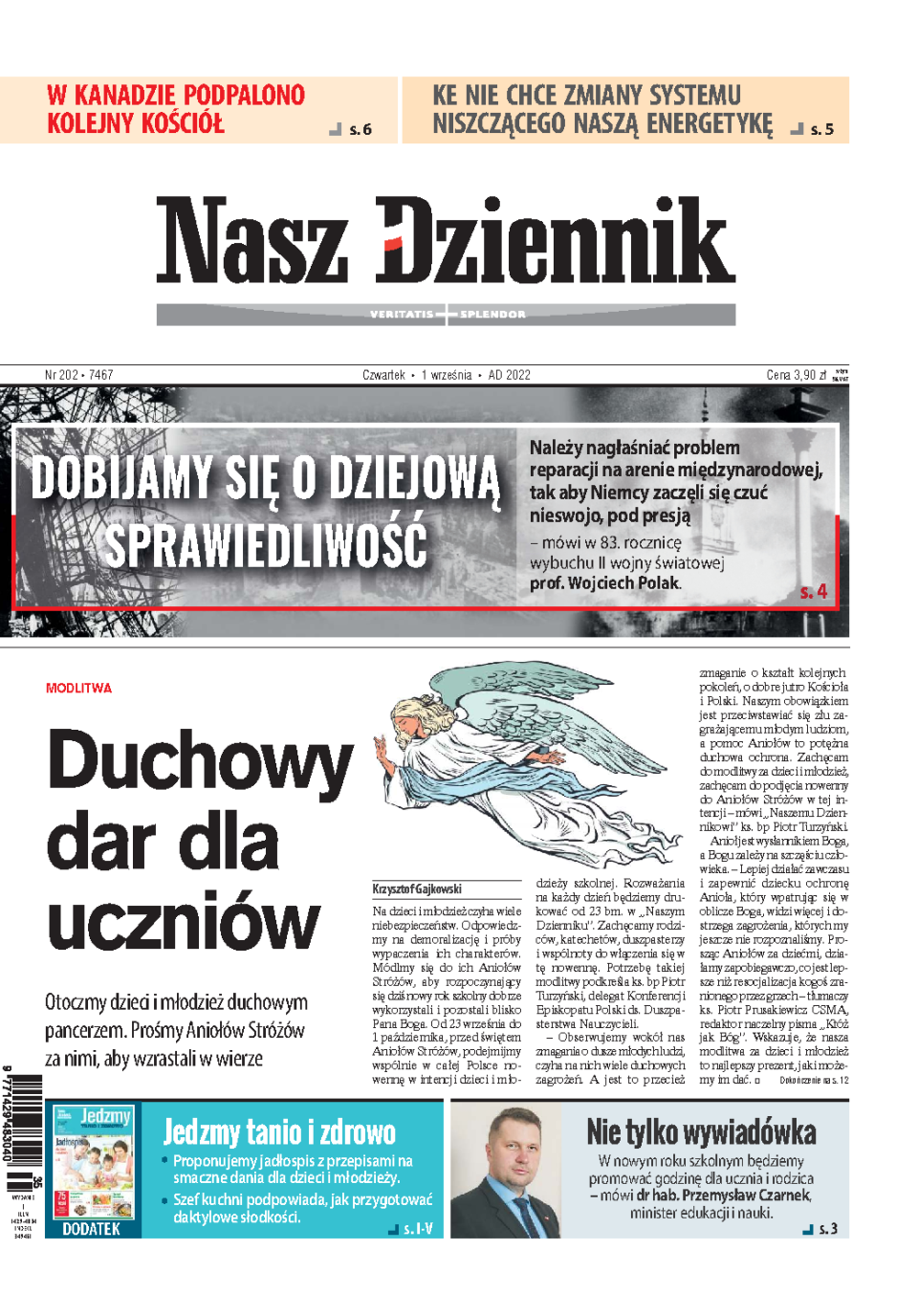 Nasz Dziennik z dnia 01.09.2022 wydanie PDF