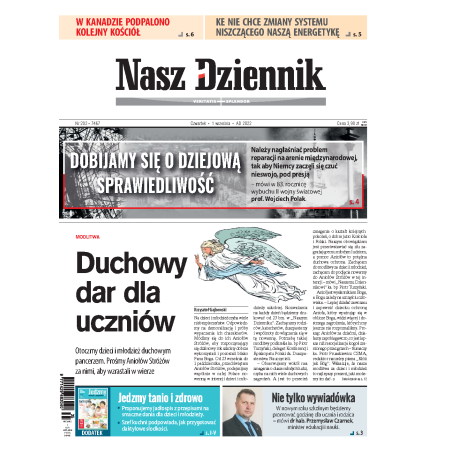 Nasz Dziennik z dnia 01.09.2022 wydanie PDF