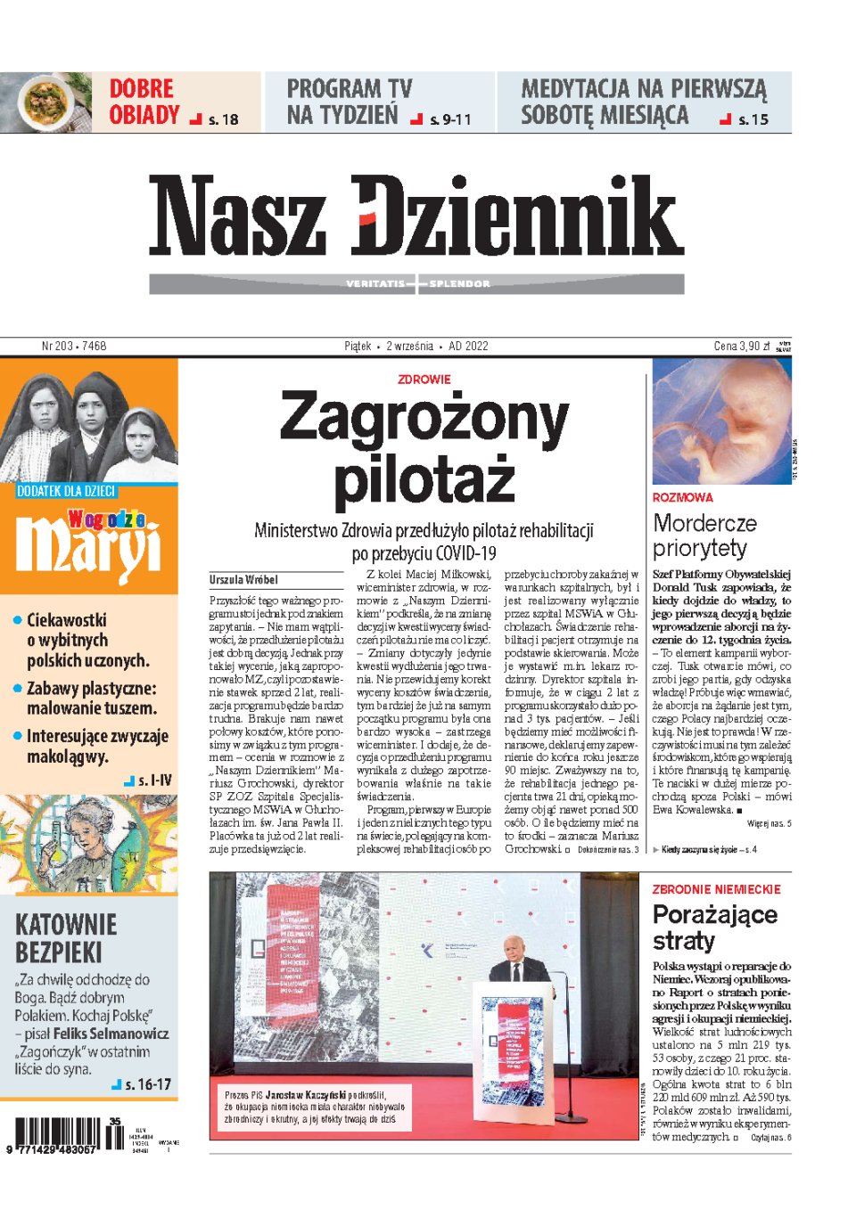 Nasz Dziennik z dnia 02.09.2022 wydanie PDF