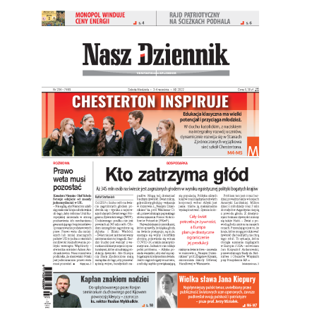Nasz Dziennik z dnia 03.09.2022 wydanie PDF