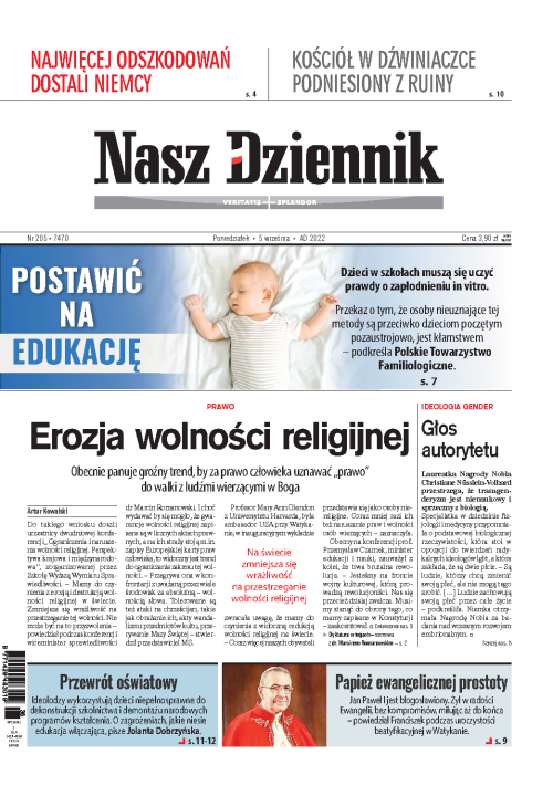 Nasz Dziennik z dnia 05.09.2022 wydanie PDF
