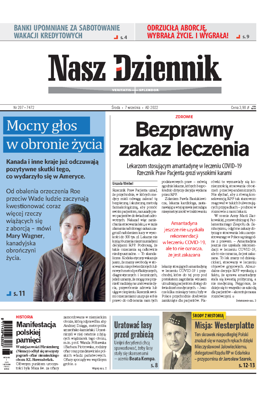 Nasz Dziennik z dnia 07.09.2022 wydanie PDF