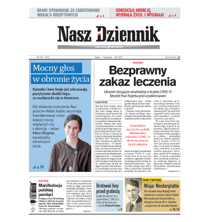 Nasz Dziennik z dnia 07.09.2022 wydanie PDF