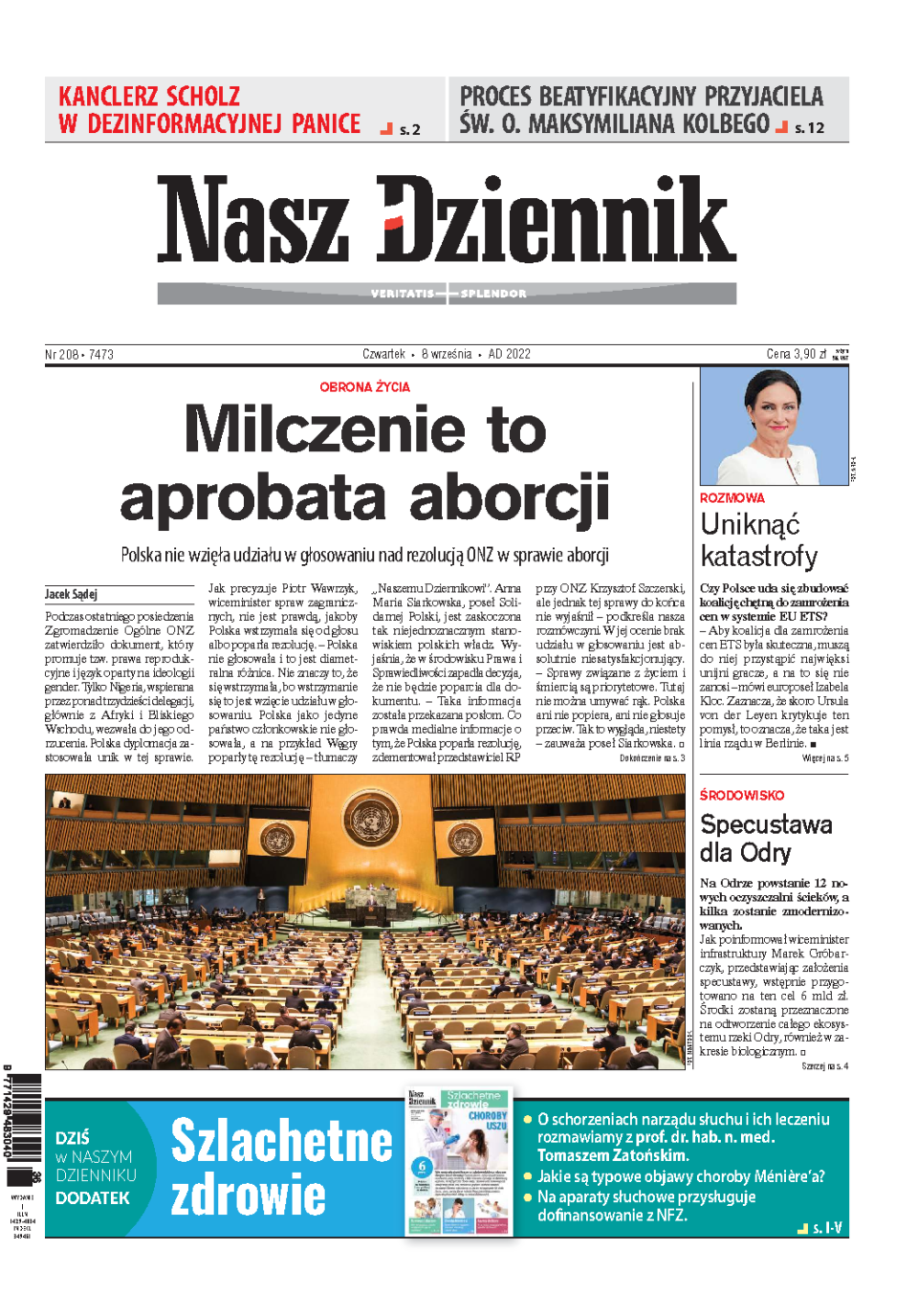 Nasz Dziennik z dnia 08.09.2022 wydanie PDF