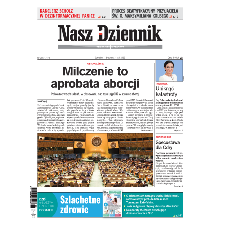 Nasz Dziennik z dnia 08.09.2022 wydanie PDF