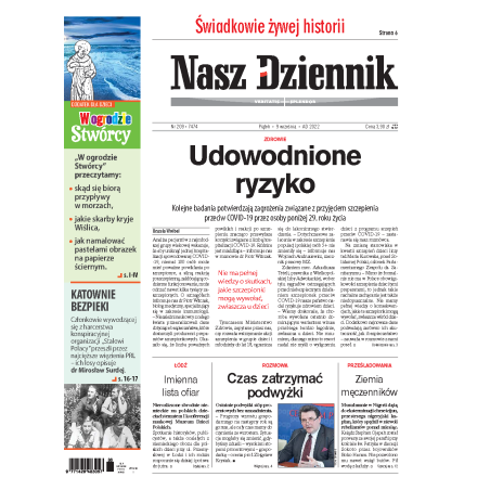 Nasz Dziennik z dnia 09.09.2022 wydanie PDF