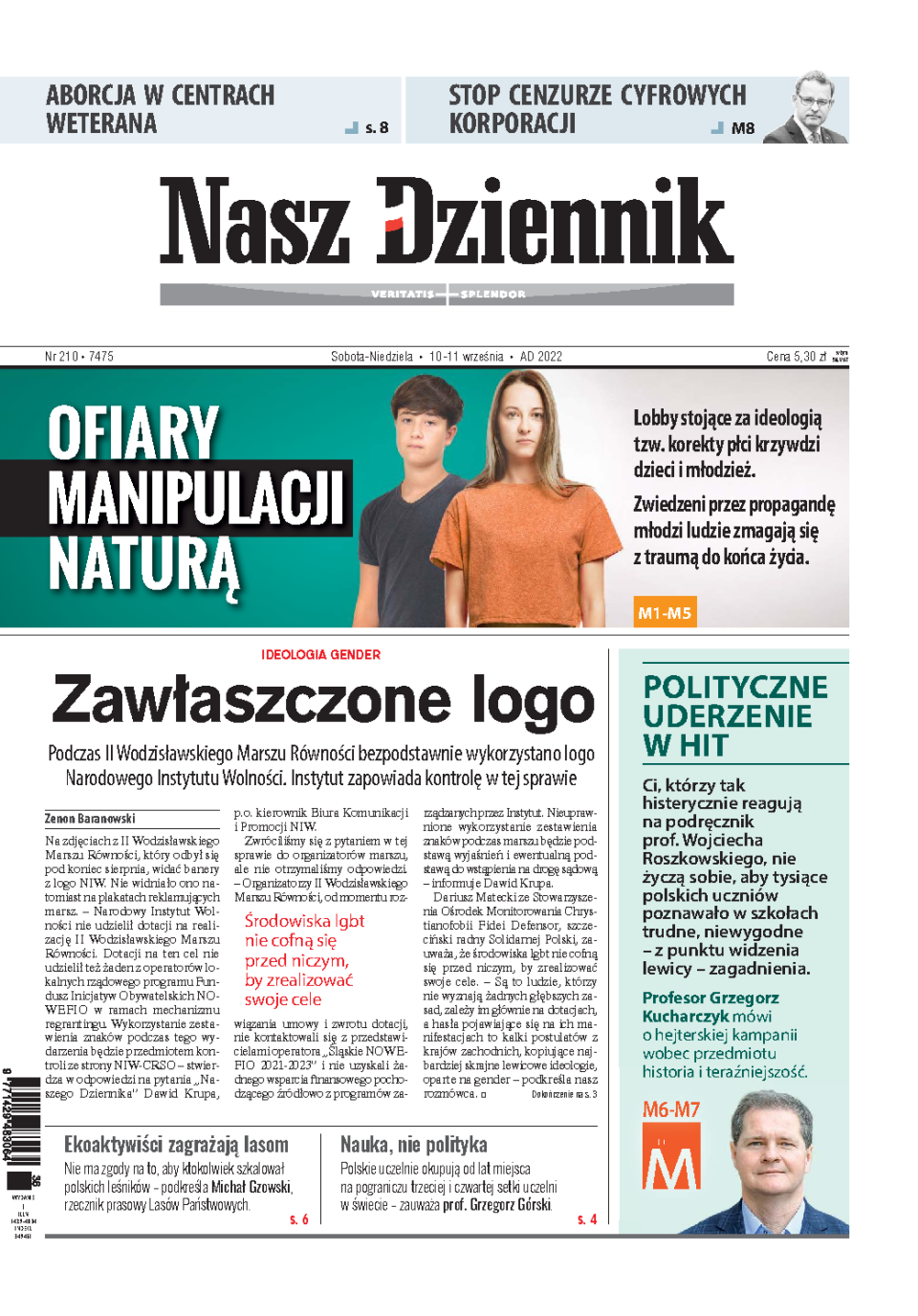 Nasz Dziennik z dnia 10.09.2022 wydanie PDF