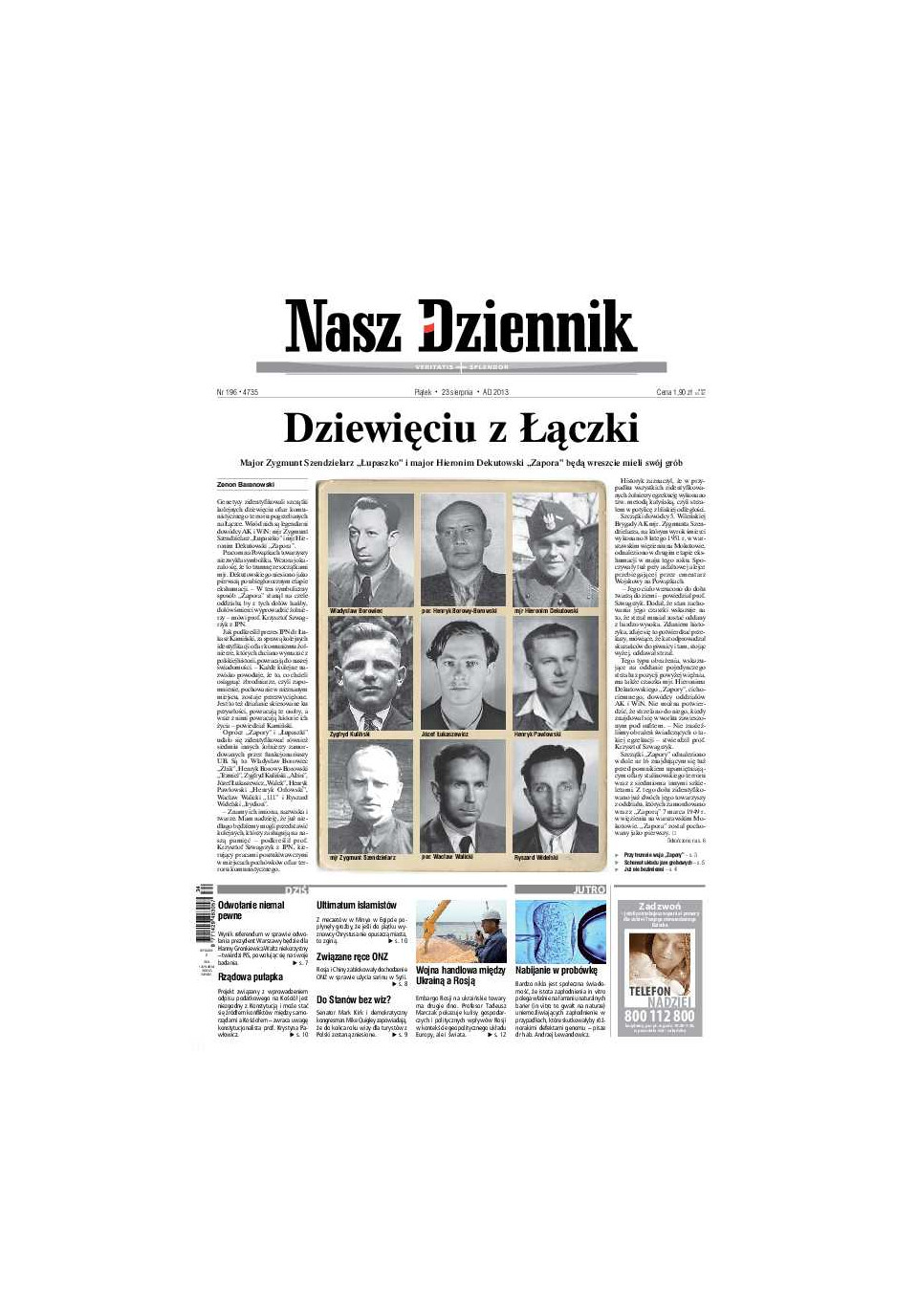 Nasz Dziennik z dnia 23.08.2013 wydanie PDF