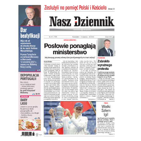 Nasz Dziennik z dnia 12.09.2022 wydanie PDF