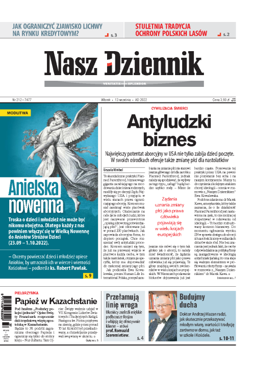Nasz Dziennik z dnia 13.09.2022 wydanie PDF