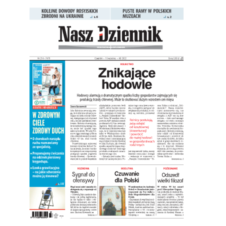 Nasz Dziennik z dnia 15.09.2022 wydanie PDF
