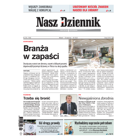 Nasz Dziennik z dnia 20.09.2022 wydanie PDF