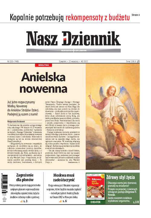 Nasz Dziennik z dnia 22.09.2022 wydanie PDF
