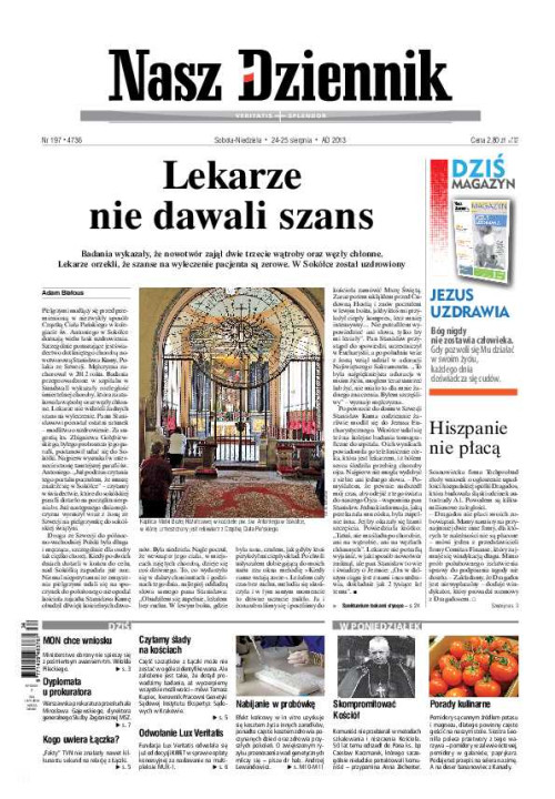 Nasz Dziennik z dnia 24.08.2013 wydanie PDF