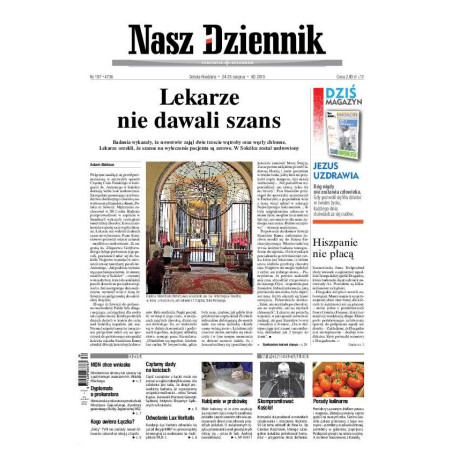 Nasz Dziennik z dnia 24.08.2013 wydanie PDF