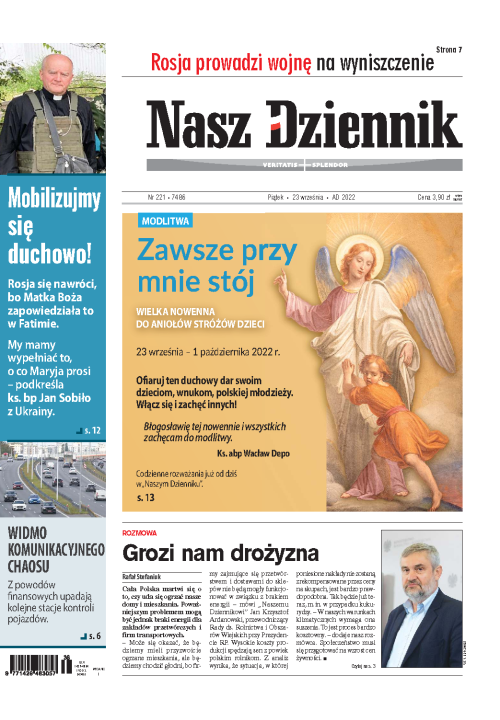 Nasz Dziennik z dnia 23.09.2022 wydanie PDF