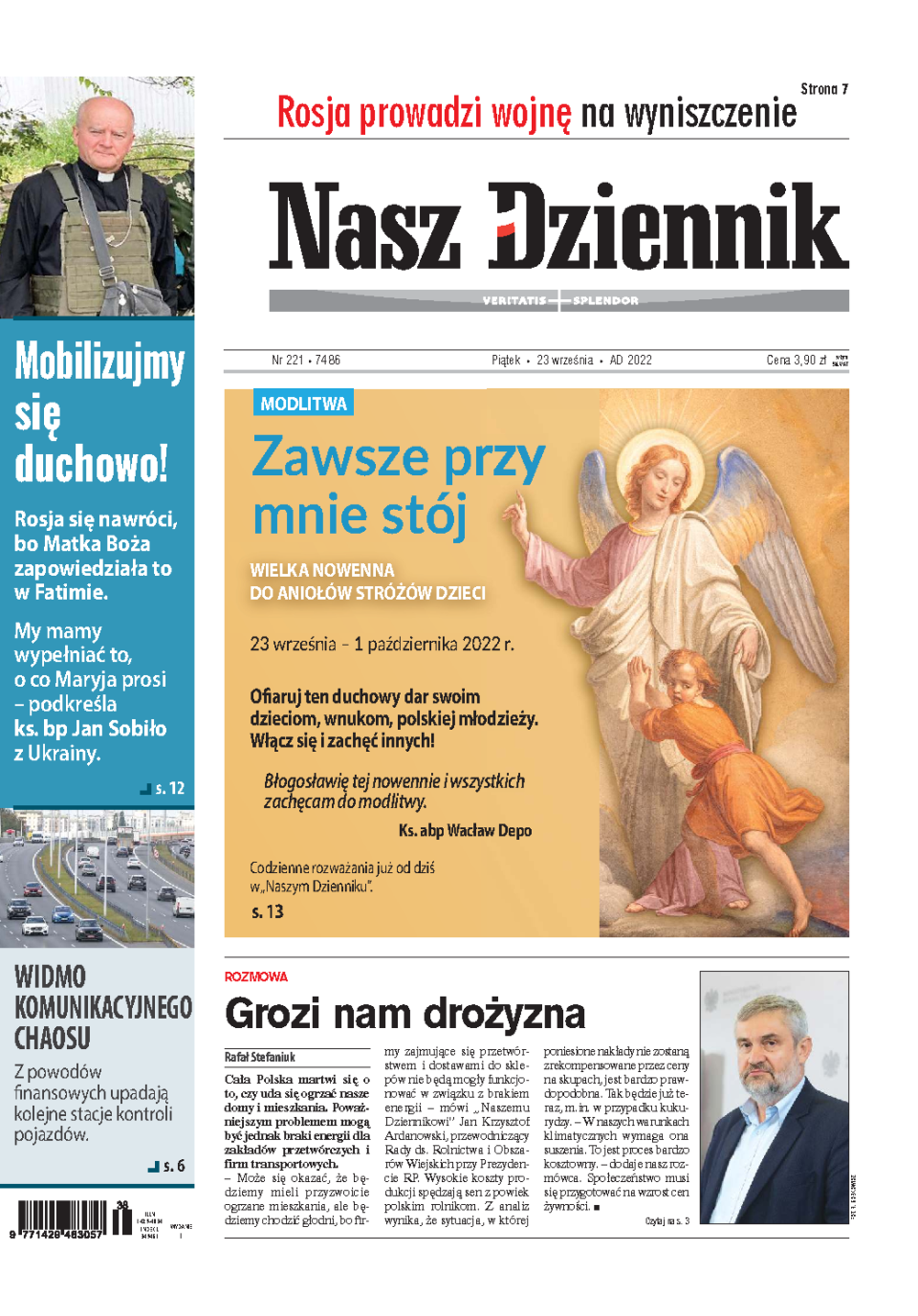 Nasz Dziennik z dnia 23.09.2022 wydanie PDF