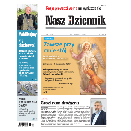 Nasz Dziennik z dnia 23.09.2022 wydanie PDF