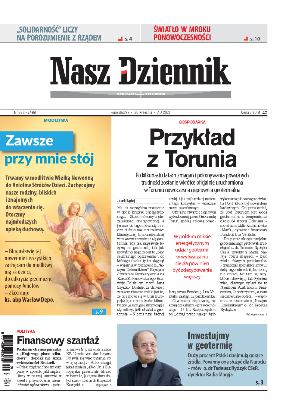 Nasz Dziennik z dnia 26.09.2022 wydanie PDF