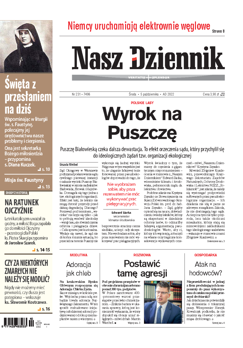 Nasz Dziennik z dnia 05.10.2022 wydanie PDF