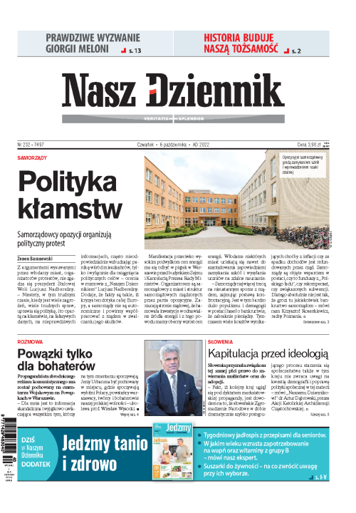 Nasz Dziennik z dnia 06.10.2022 wydanie PDF