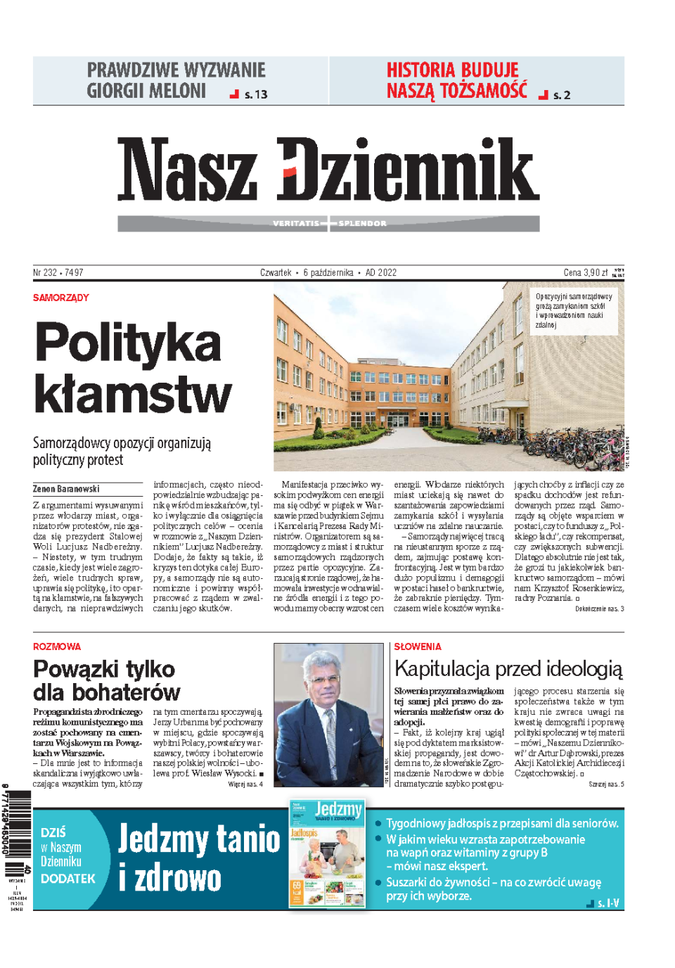 Nasz Dziennik z dnia 06.10.2022 wydanie PDF