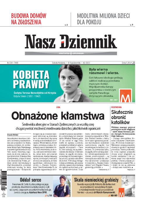 Nasz Dziennik z dnia 08.10.2022 wydanie PDF