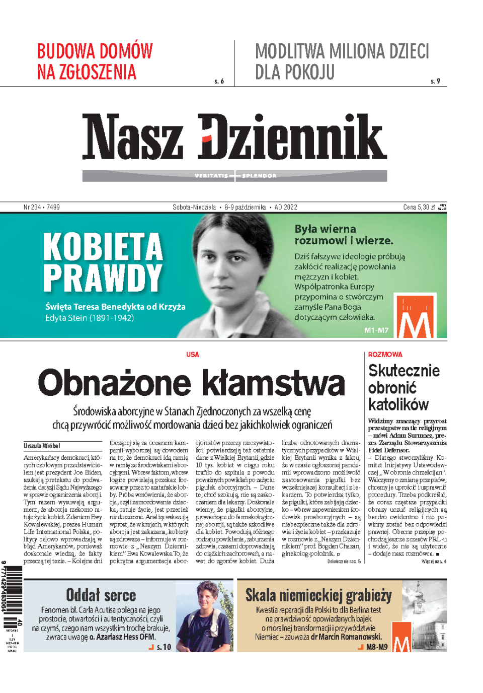 Nasz Dziennik z dnia 08.10.2022 wydanie PDF