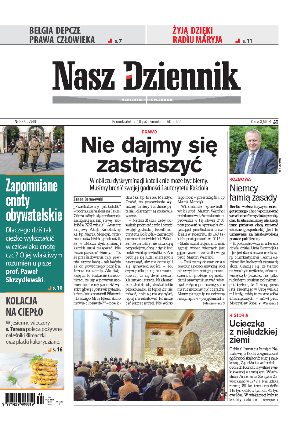 Nasz Dziennik z dnia 10.10.2022 wydanie PDF