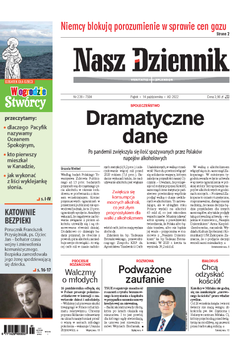 Nasz Dziennik z dnia 14.10.2022 wydanie PDF