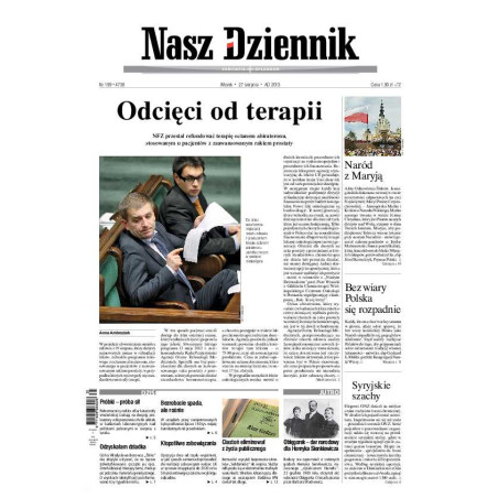 Nasz Dziennik z dnia 27.08.2013 wydanie PDF