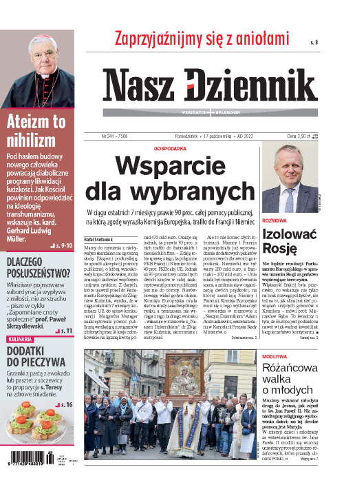 Nasz Dziennik z dnia 17.10.2022 wydanie PDF