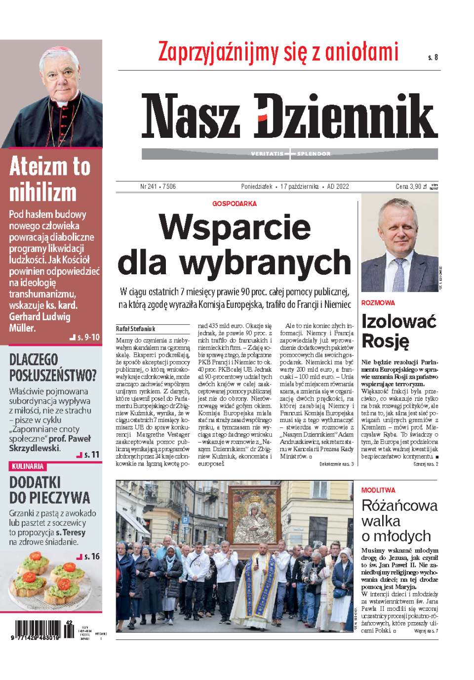 Nasz Dziennik z dnia 17.10.2022 wydanie PDF