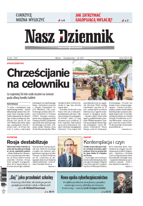 Nasz Dziennik z dnia 18.10.2022 wydanie PDF