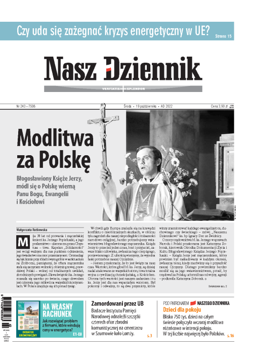 Nasz Dziennik z dnia 19.10.2022 wydanie PDF