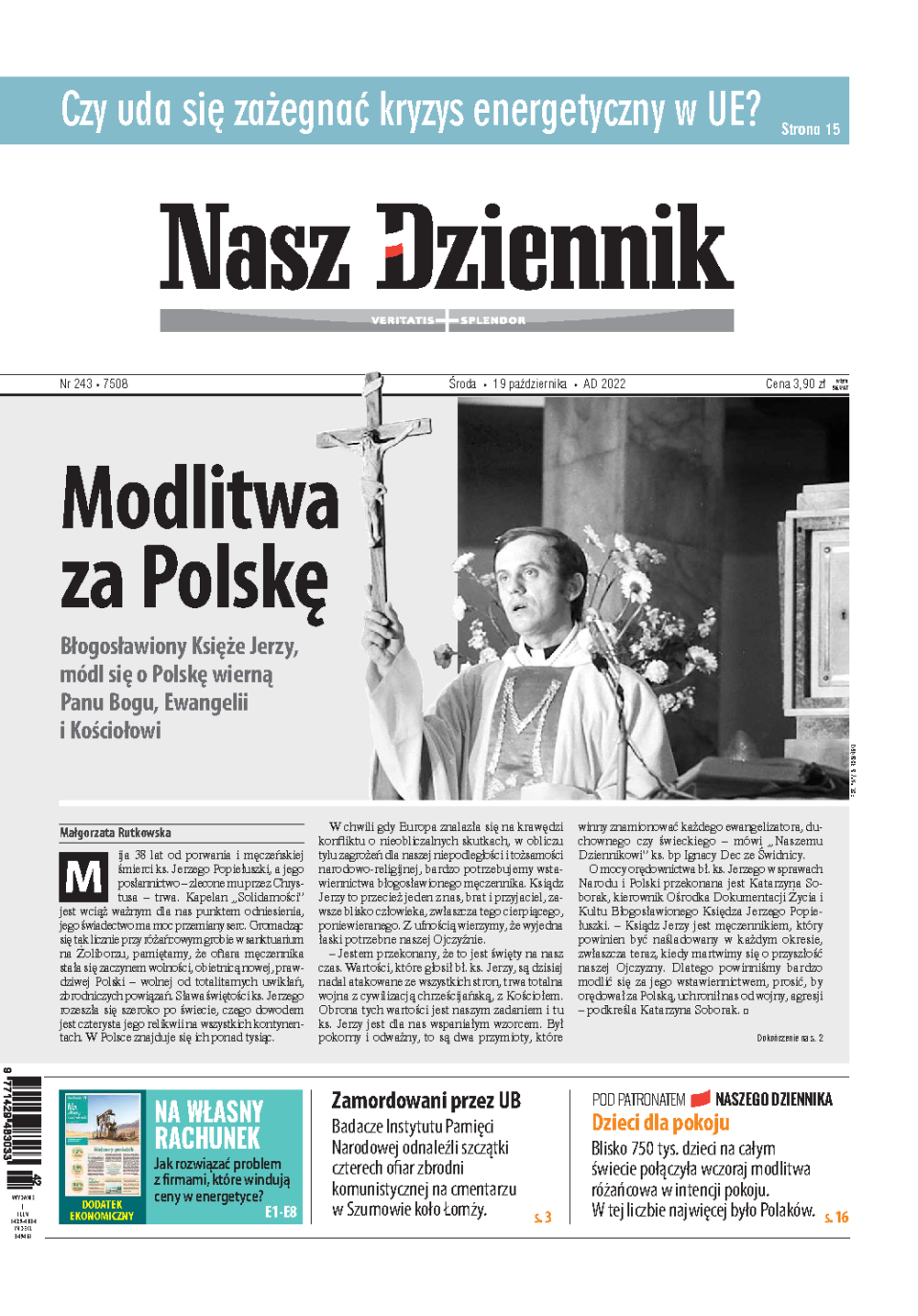 Nasz Dziennik z dnia 19.10.2022 wydanie PDF