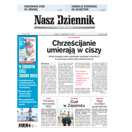Nasz Dziennik z dnia 20.10.2022 wydanie PDF