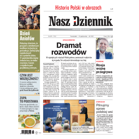 Nasz Dziennik z dnia 24.10.2022 wydanie PDF