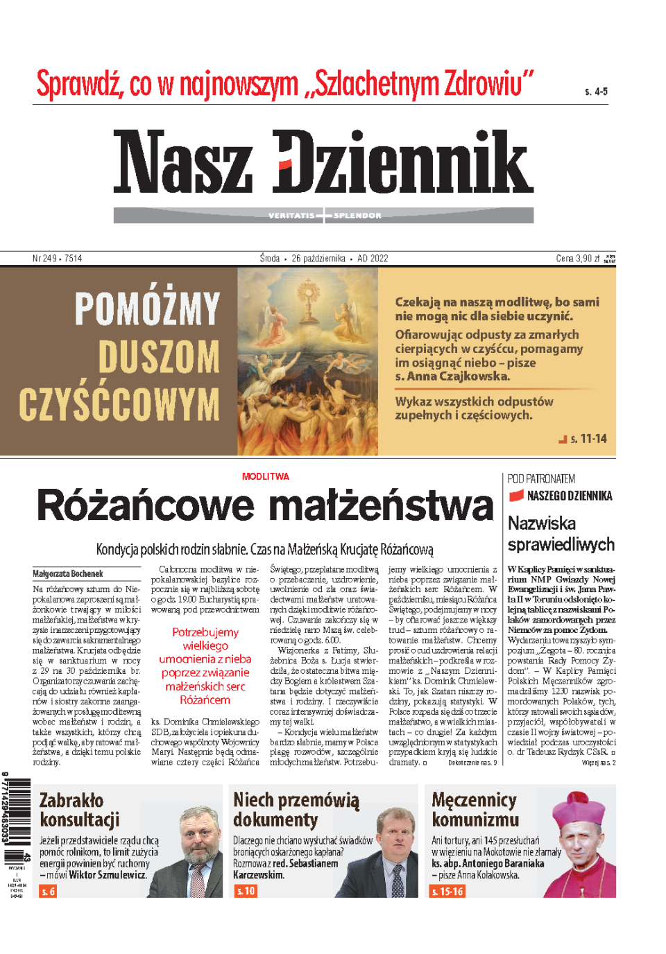 Nasz Dziennik z dnia 26.10.2022 wydanie PDF