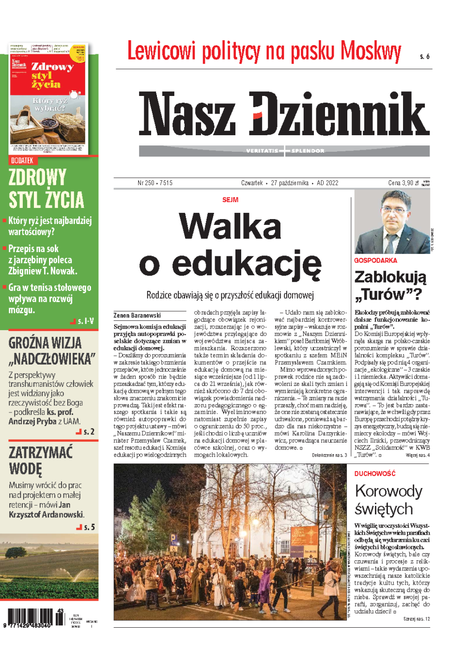 Nasz Dziennik z dnia 27.10.2022 wydanie PDF