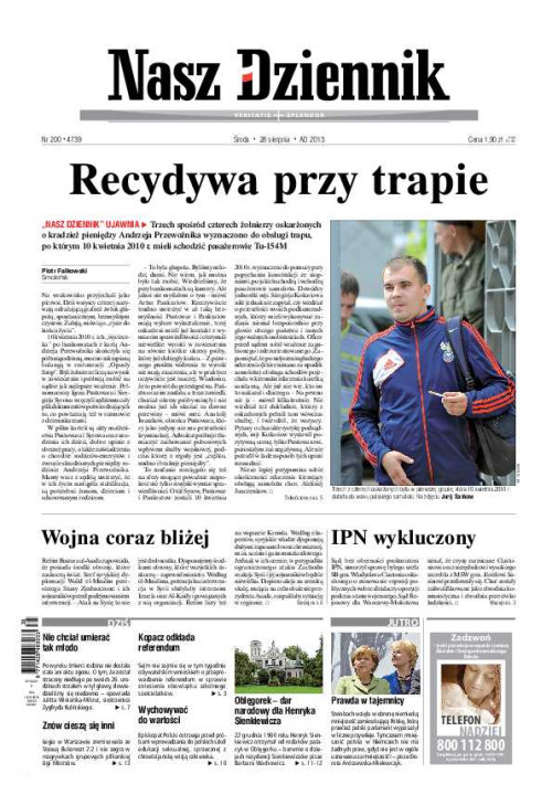 Nasz Dziennik z dnia 28.08.2013 wydanie PDF
