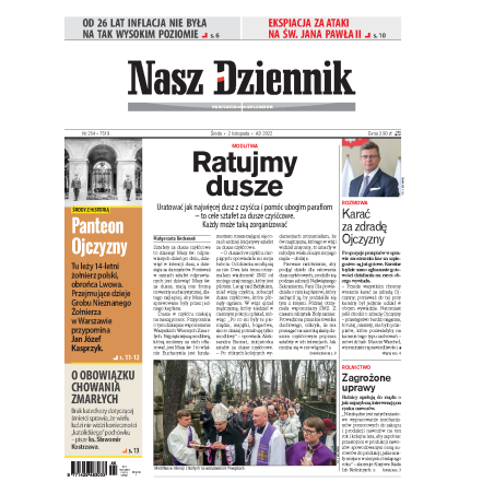Nasz Dziennik z dnia 02.11.2022 wydanie PDF