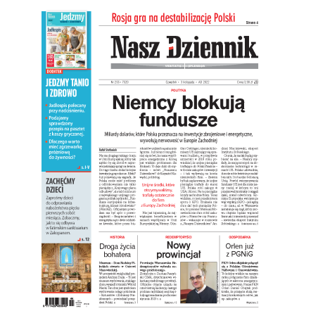 Nasz Dziennik z dnia 03.11.2022 wydanie PDF