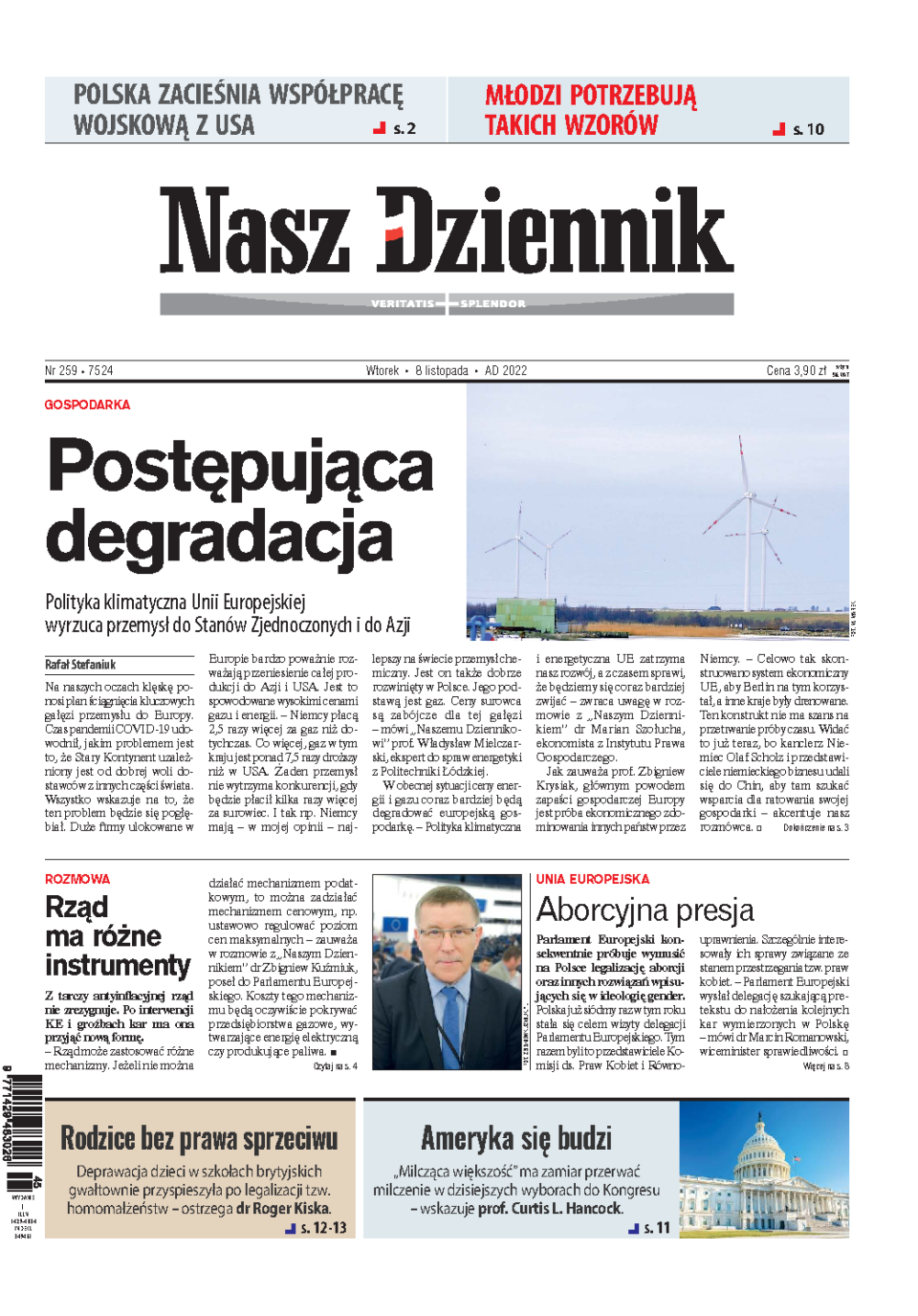 Nasz Dziennik z dnia 08.11.2022 wydanie PDF