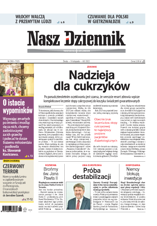 Nasz Dziennik z dnia 09.11.2022 wydanie PDF