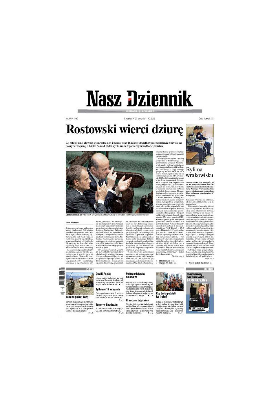 Nasz Dziennik z dnia 29.08.2013 wydanie PDF