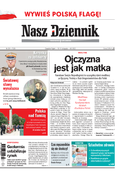 Nasz Dziennik z dnia 10.11.2022 wydanie PDF